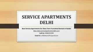 SERVICE APARTMENTS DELHI PROJECT- 4..