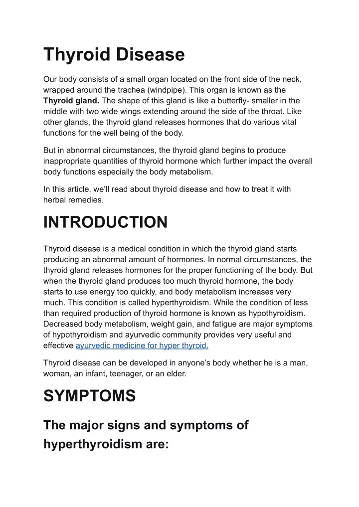 Ppt Ayurvedic Medicine For Thyroid Disease Powerpoint Presentation Free Download Id11778385 8970