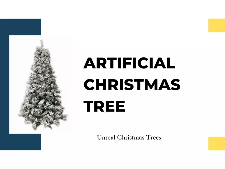 artificial christmas tree