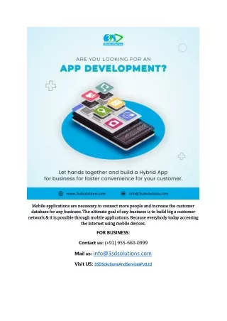 mobile applications are necessary to connect more