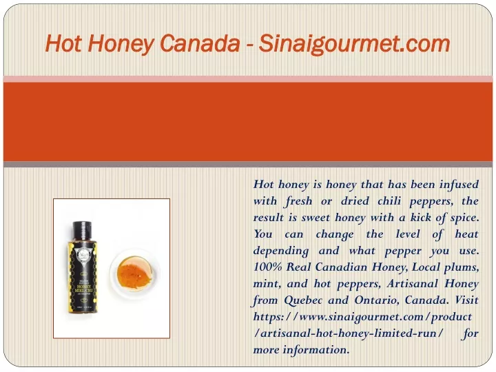 hot honey canada sinaigourmet com