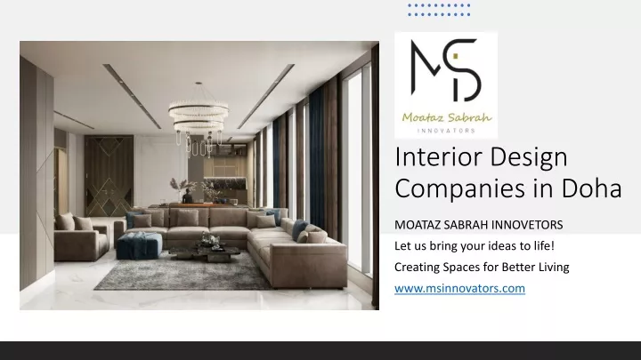 interior design companies in doha