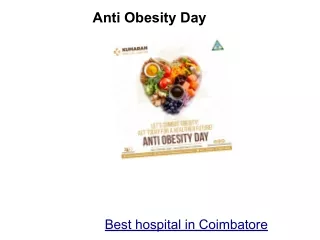 Anti Obesity Day