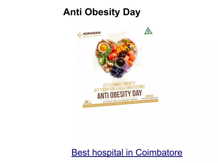 anti obesity day