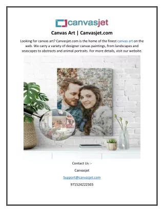 Canvas Art  Canvasjet.com