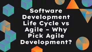 Software Development Life Cyclevs Agile