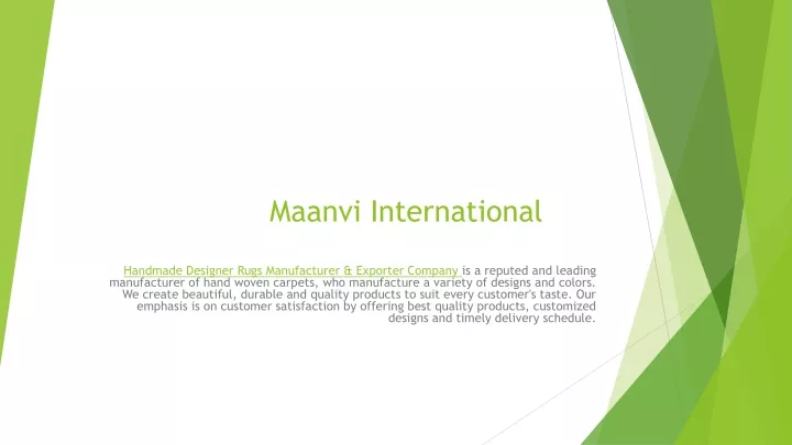 maanvi international