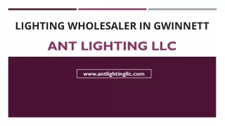 lighting wholesaler in gwinnett
