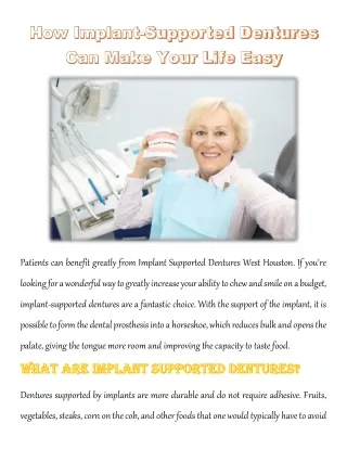 patients can benefit greatly from implant