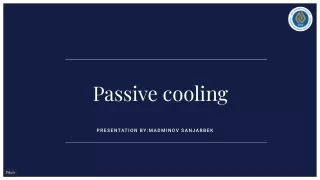 passive cooling