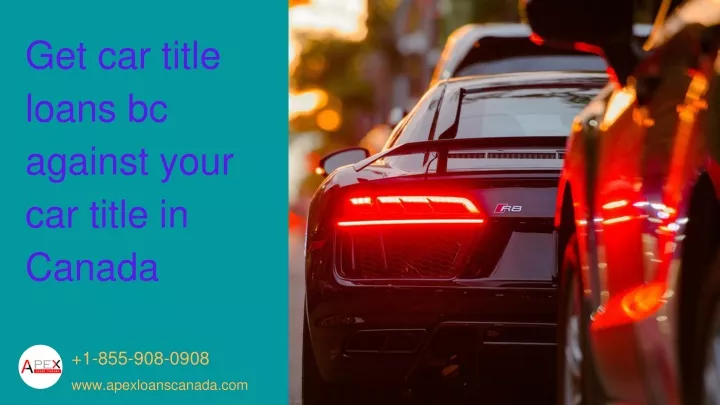get car title loans bc against your car title