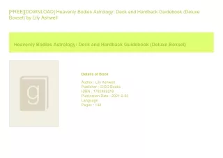 [FREE][DOWNLOAD] Heavenly Bodies Astrology Deck and Hardback Guidebook (Delu