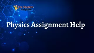 Buy Best Physics Assignment Help With Top Experts
