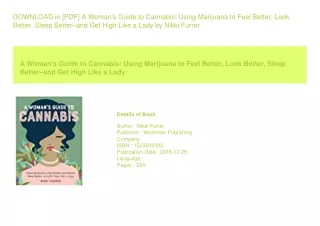 DOWNLOAD in [PDF] A Woman's Guide to Cannabis Using Marijuana to Feel Better