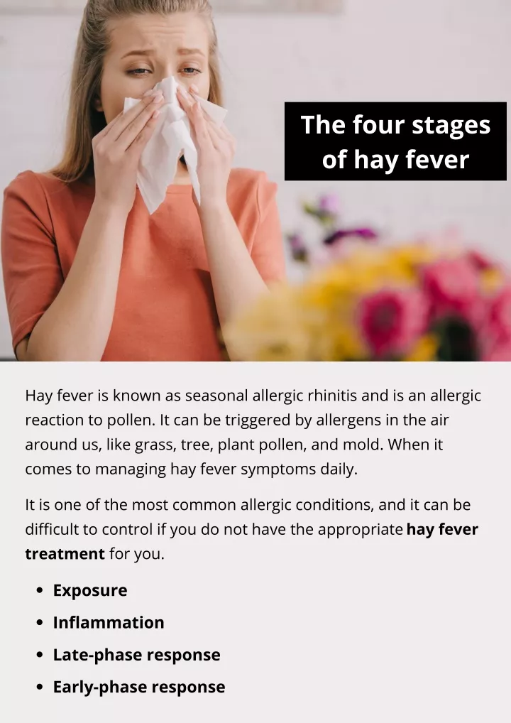 PPT The four stages of hay fever PowerPoint Presentation free