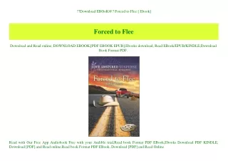 Download EBOoK@ Forced to Flee [ Ebook]