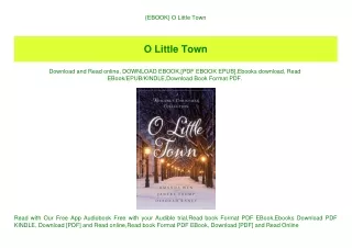 {EBOOK} O Little Town (DOWNLOAD E.B.O.O.K.^)