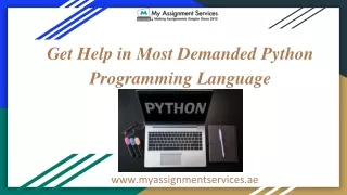 Python Assignment Help UAE