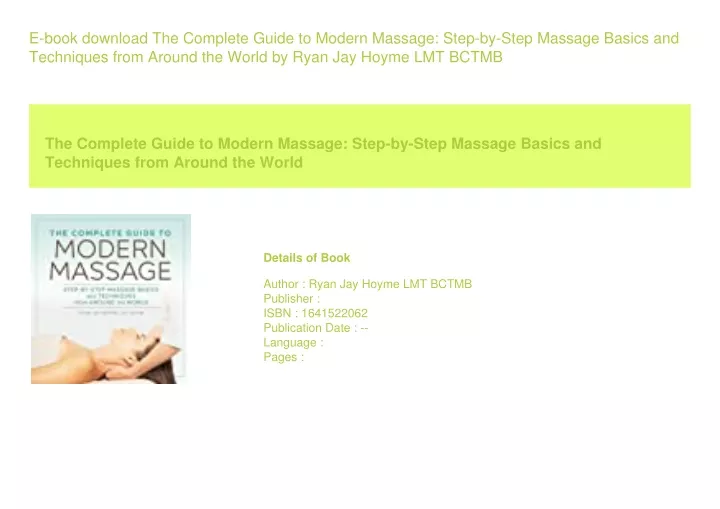 e book download the complete guide to modern