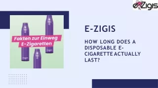 HOW LONG DOES A DISPOSABLE E-CIGARETTE ACTUALLY LAST?