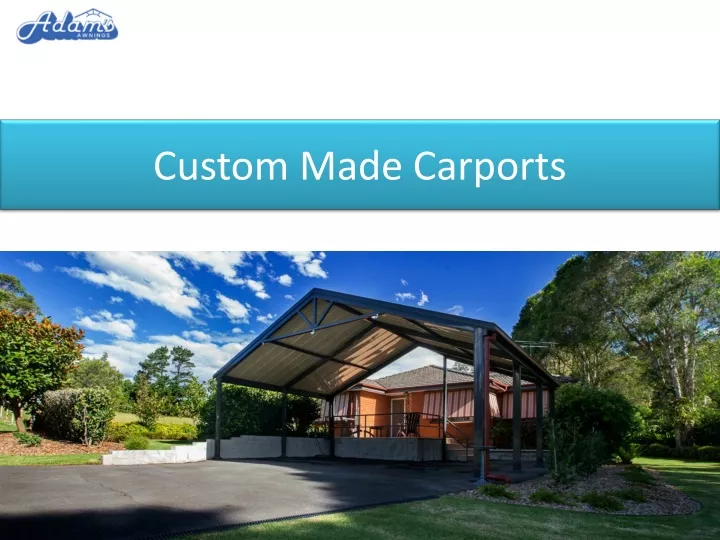 custom made carports