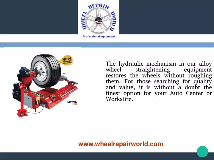 the hydraulic mechanism in our alloy wheel