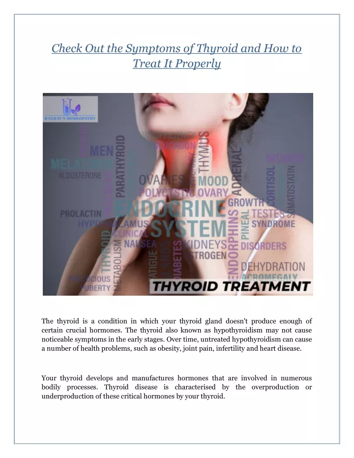 check out the symptoms of thyroid