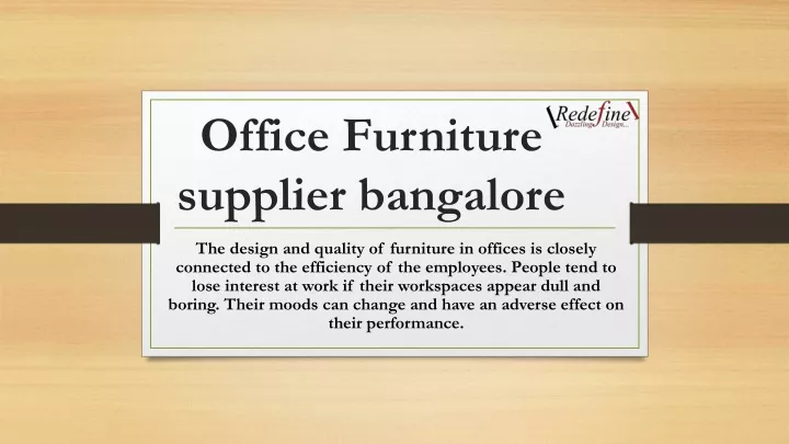 office furniture supplier bangalore