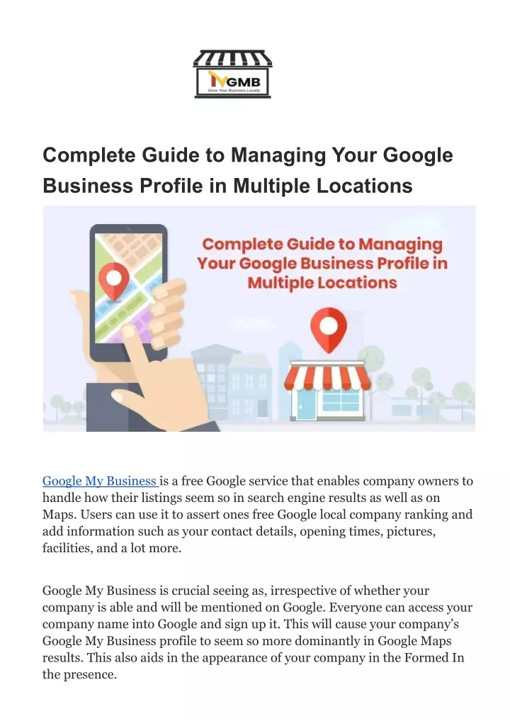complete guide to managing your google business