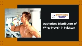Authorized Distributors of Whey Protein in Pakistan