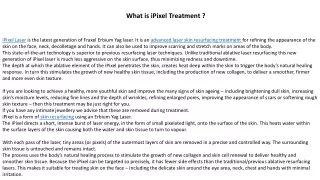 What is iPixel Treatment