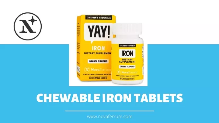chewable iron tablets