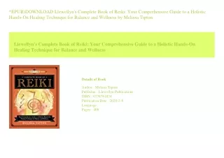 *EPUB)DOWNLOAD Llewellyn's Complete Book of Reiki Your Comprehensive Guide t