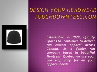 design your headwear touchdowntees com