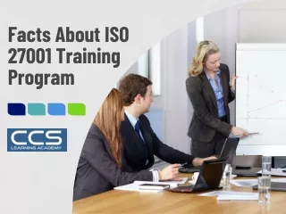 Facts About ISO 27001 Training Program
