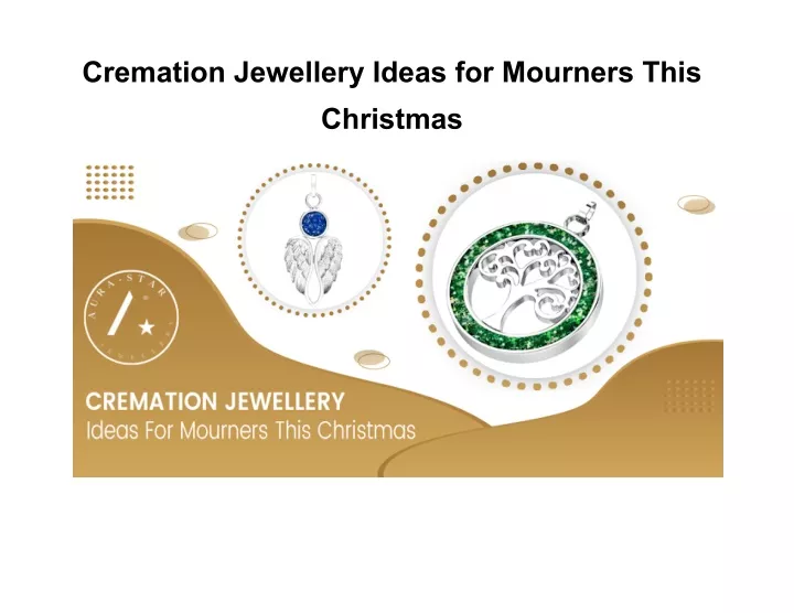 cremation jewellery ideas for mourners this