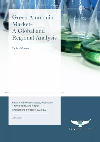 Detailed Report on Green Ammonia Market - Analysis and Forecast to 2031 - by BIS
