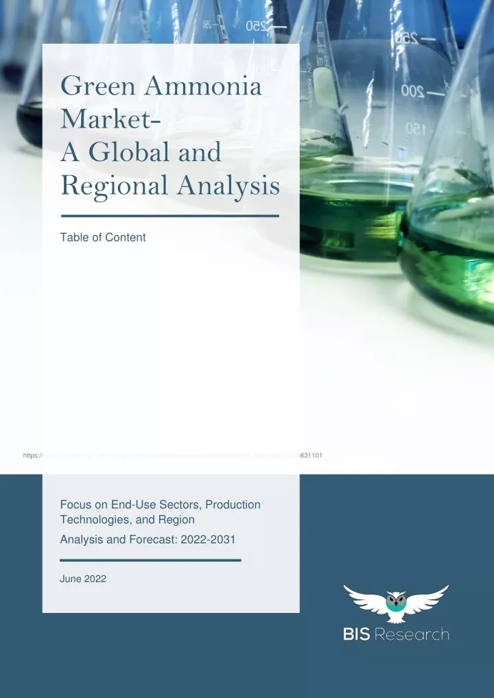 green ammonia market a global and regional