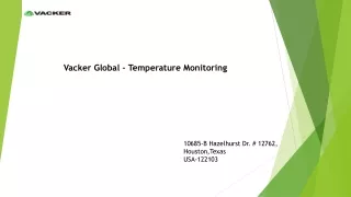 temperature monitoring solutions