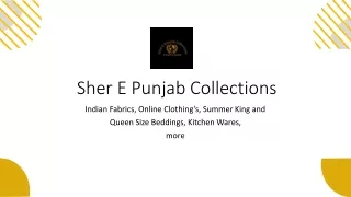 Indian Clothes Online Australia | Sher E Punjab Collections