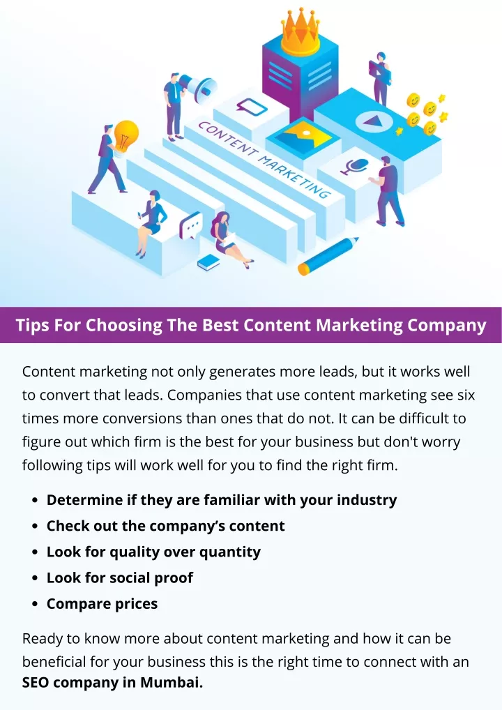 tips for choosing the best content marketing