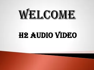 welcome