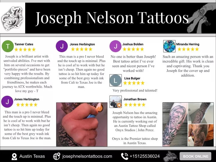 joseph nelson tattoos