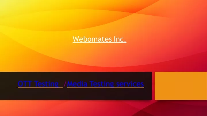 webomates inc