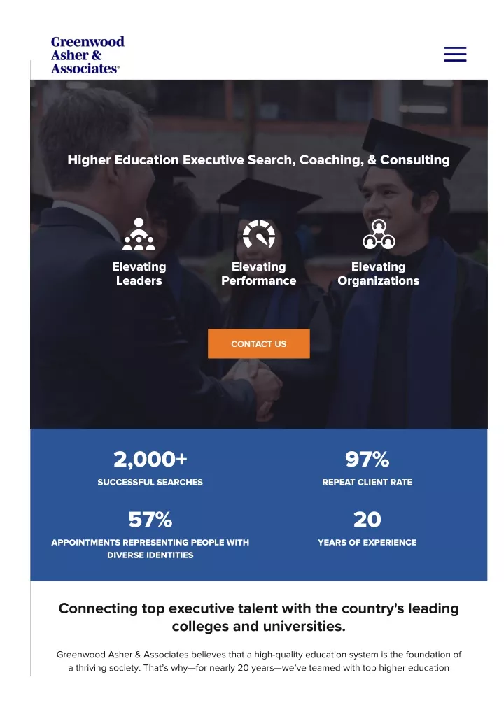 higher education executive search coaching