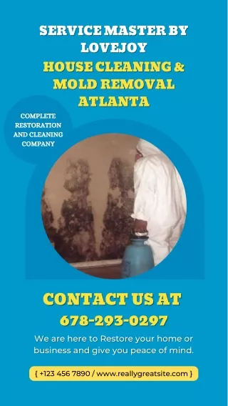 House Cleaning In GA | Mold Removal And Restoration