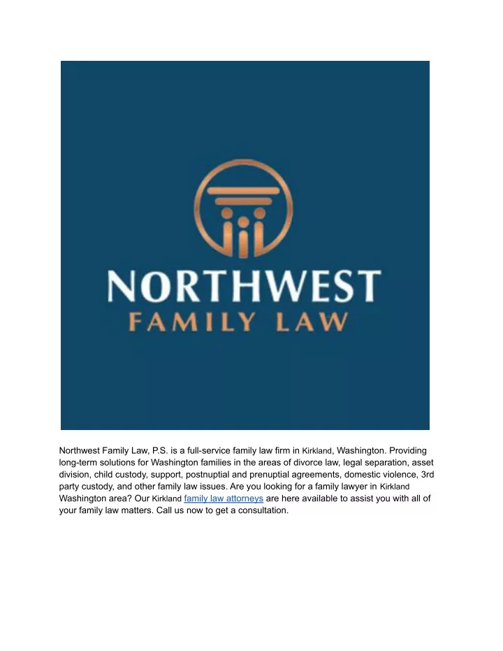 northwest family law p s is a full service family
