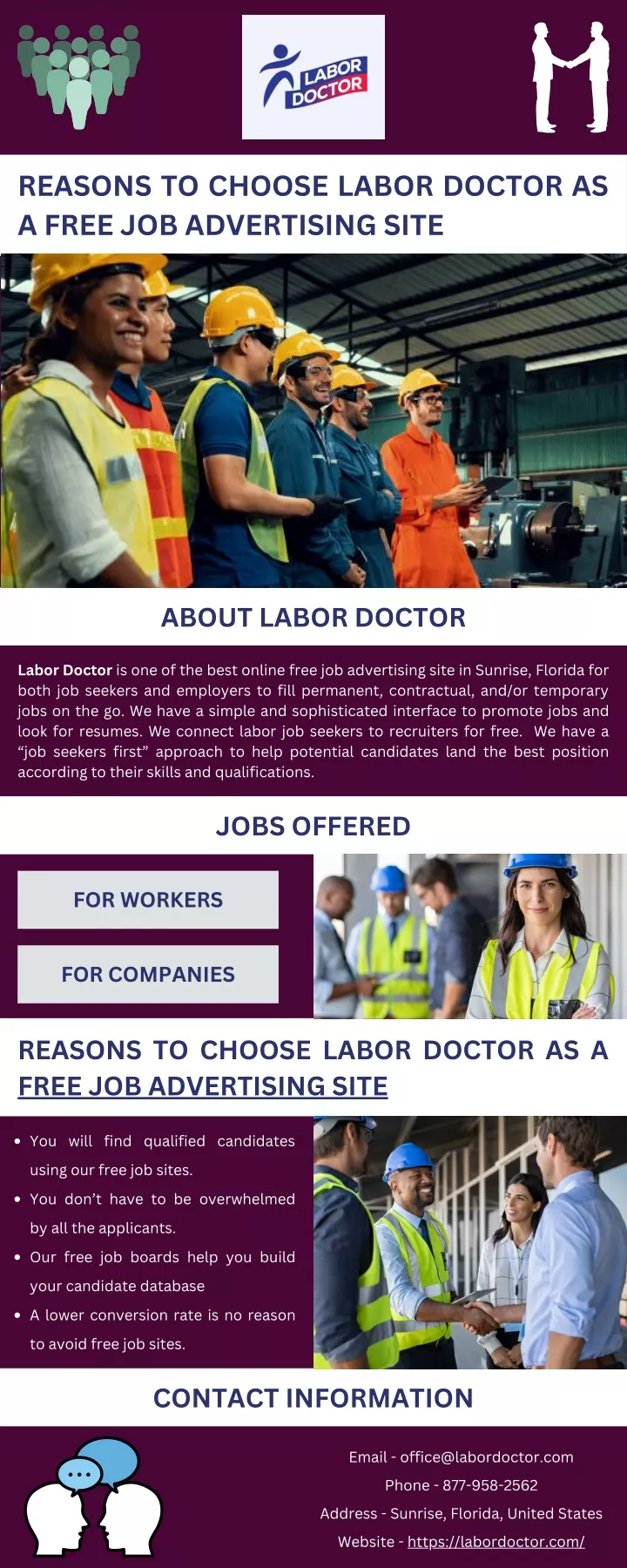 reasons to choose labor doctor as a free