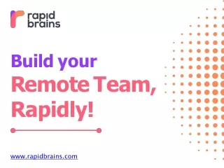 Hire Remote Tech Talent Successfully with RapidBrains