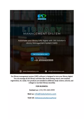 our library management system lms software